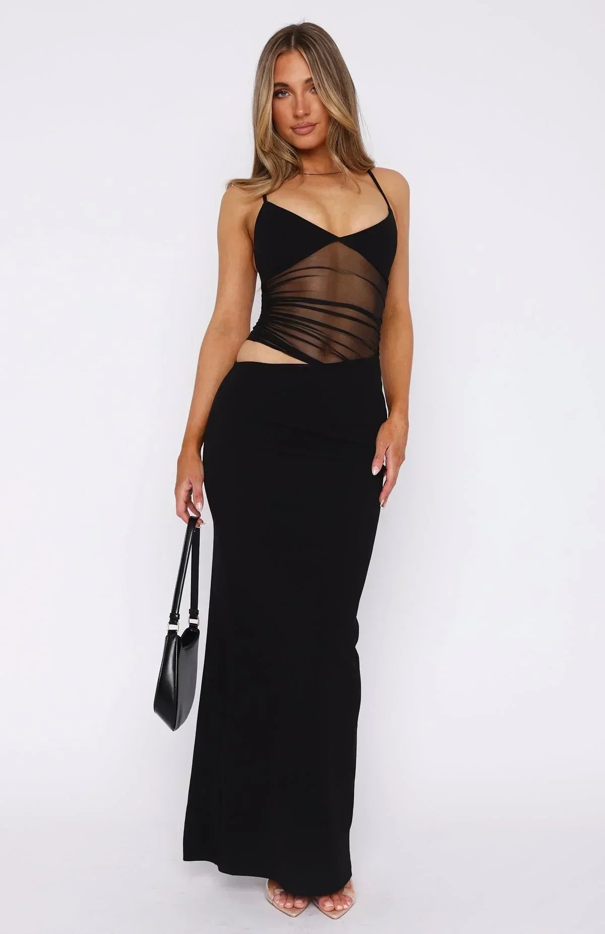 BLACK MAXI DRESS