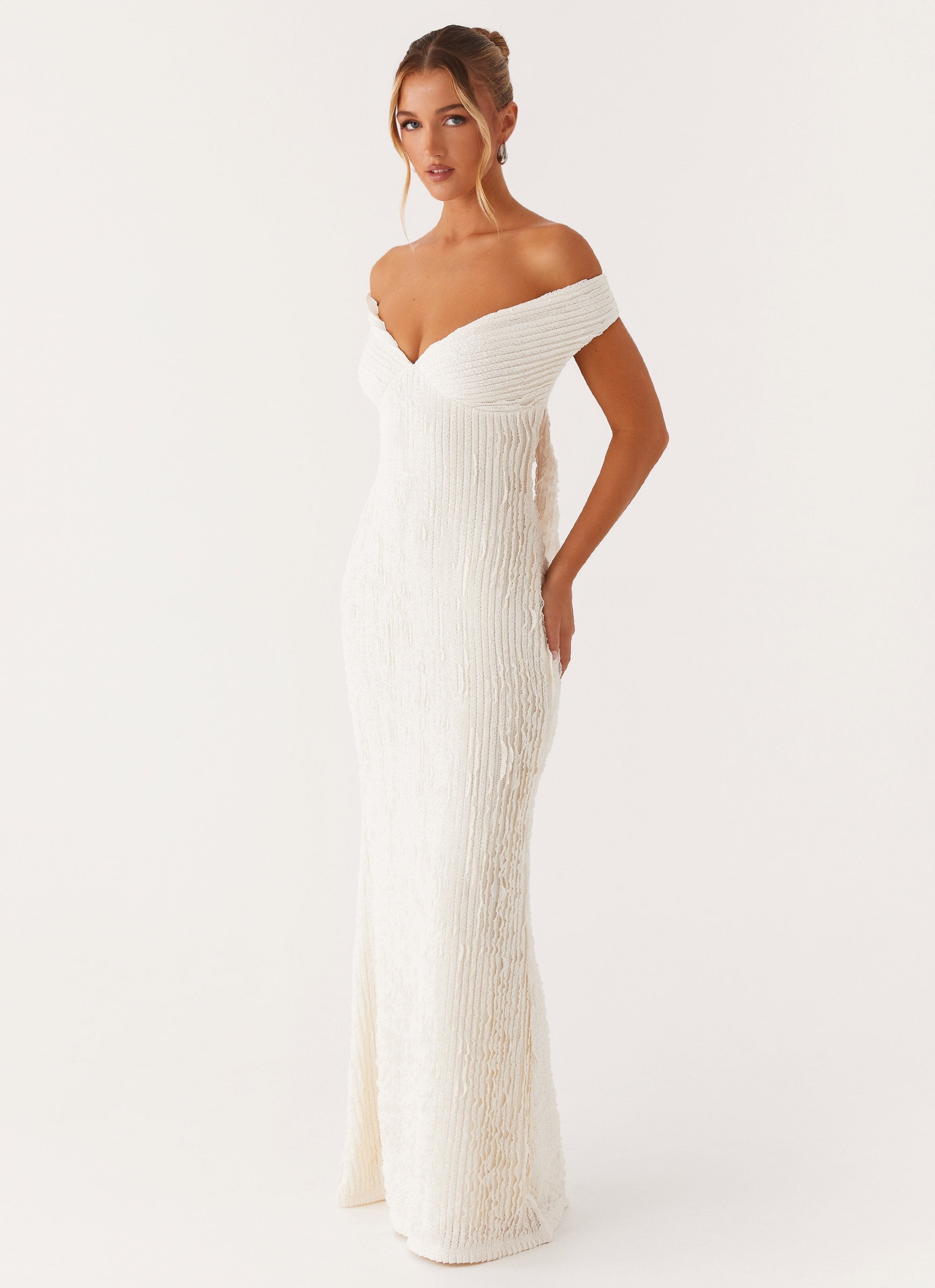 WHITE MAXI DRESS