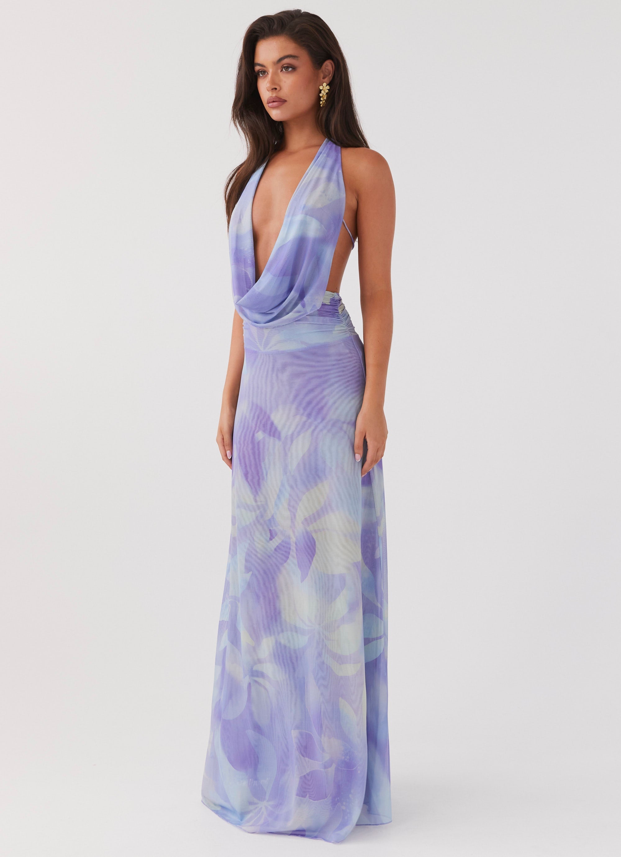 MESH MAXI DRESS