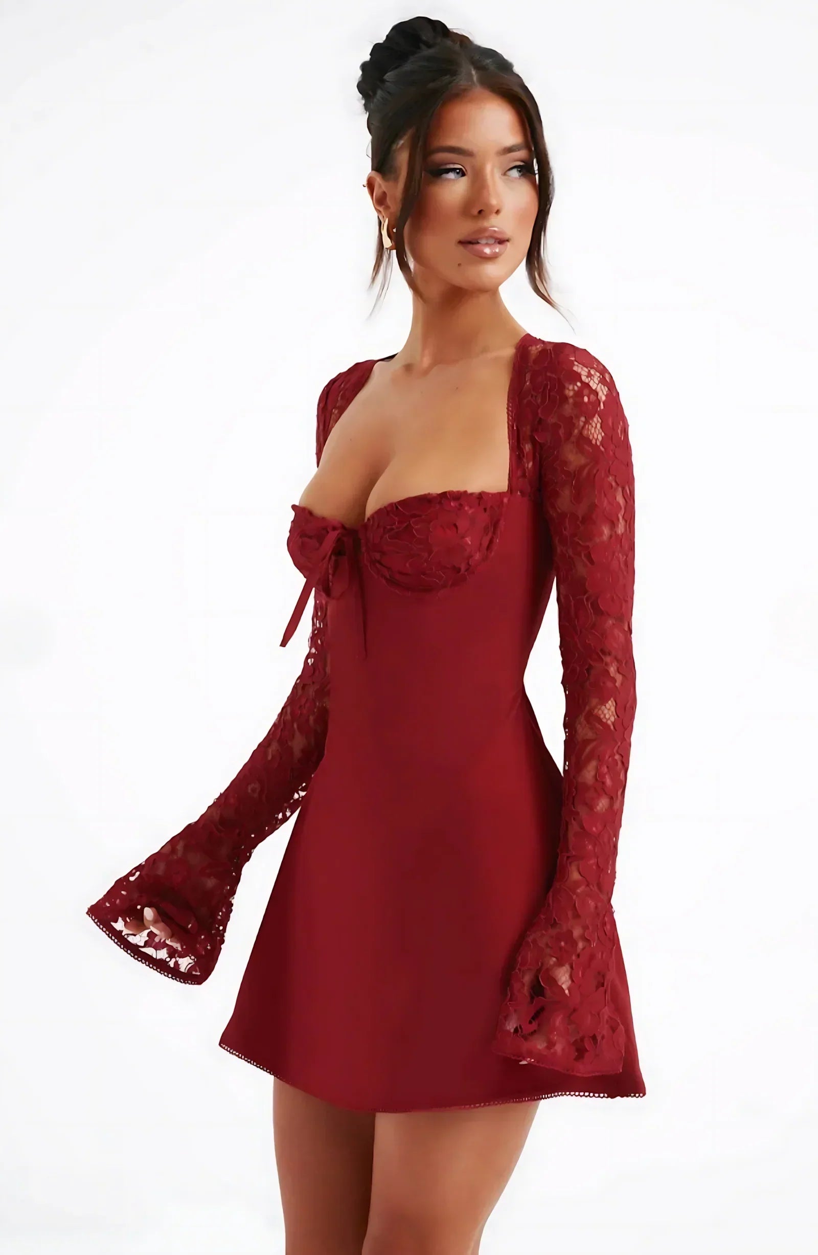 RED MINI DRESS