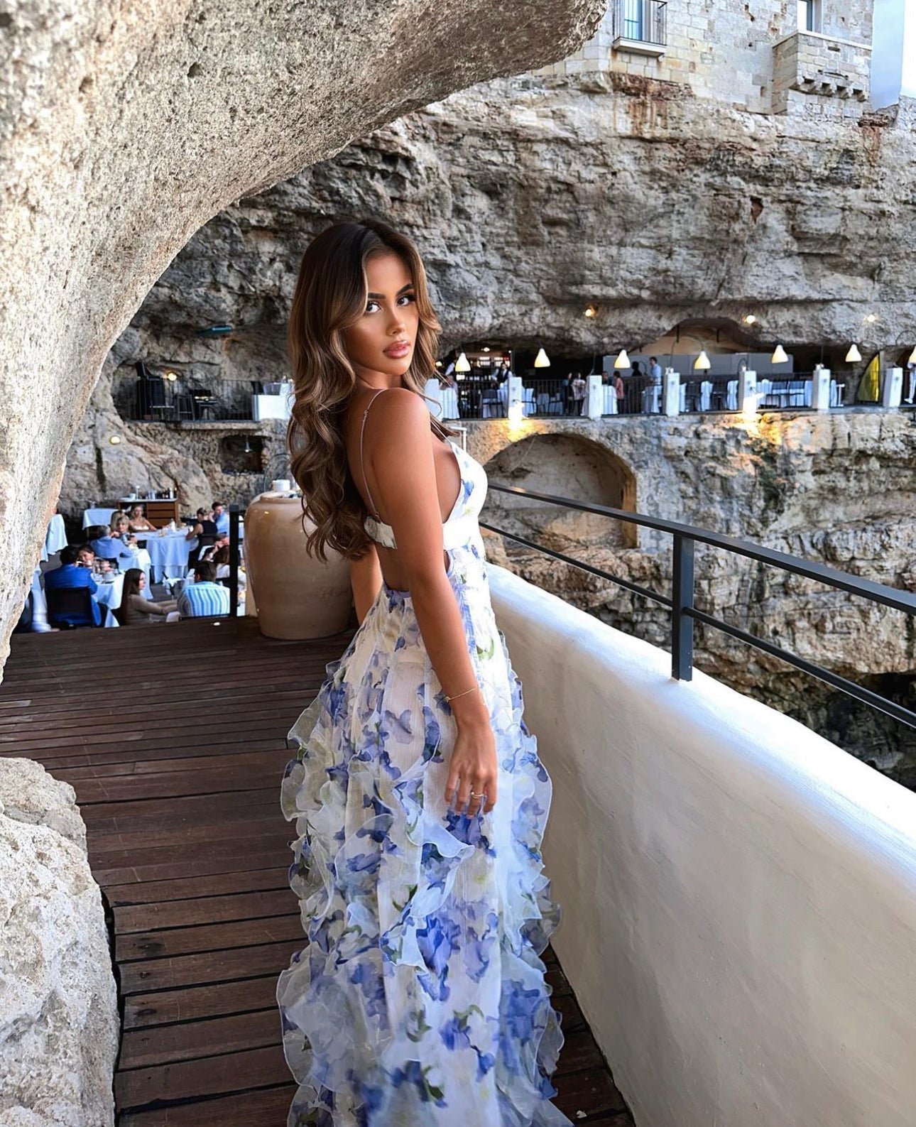 Vestido largo Santorini