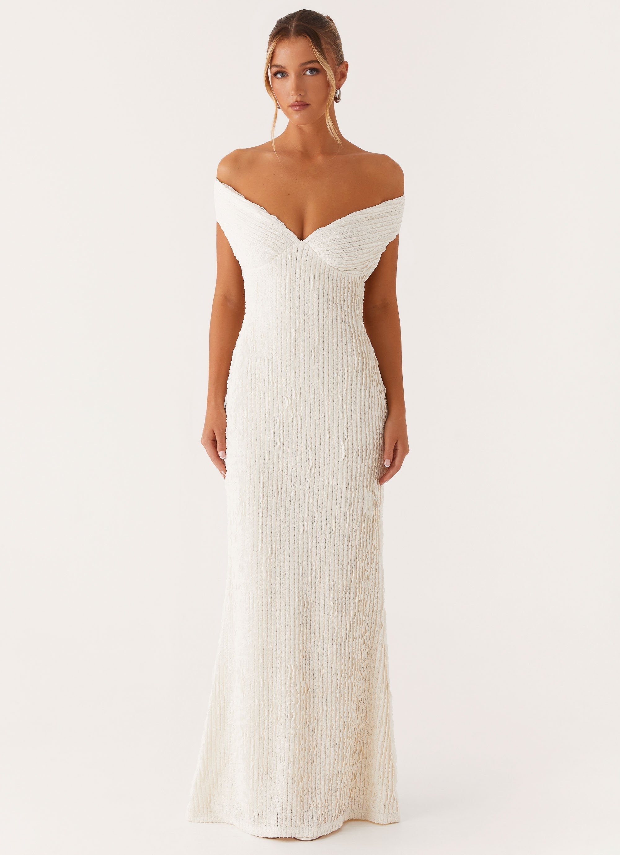 WHITE MAXI DRESS
