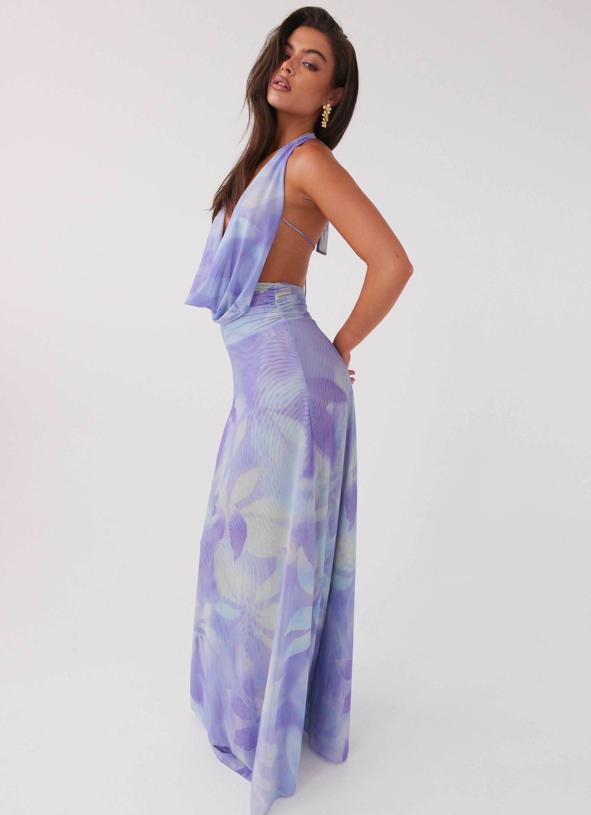MESH MAXI DRESS