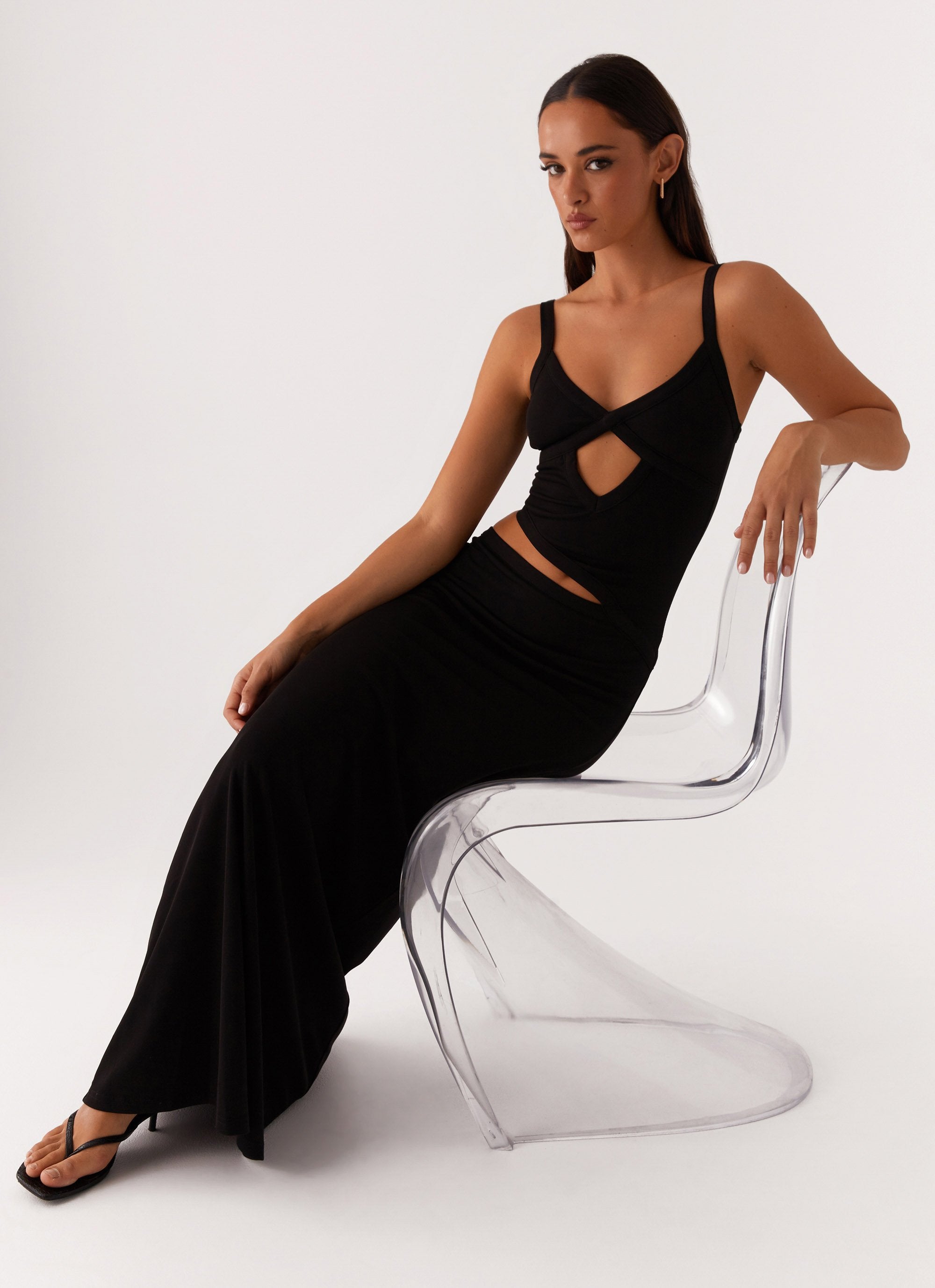 BLACK MAXI DRESS