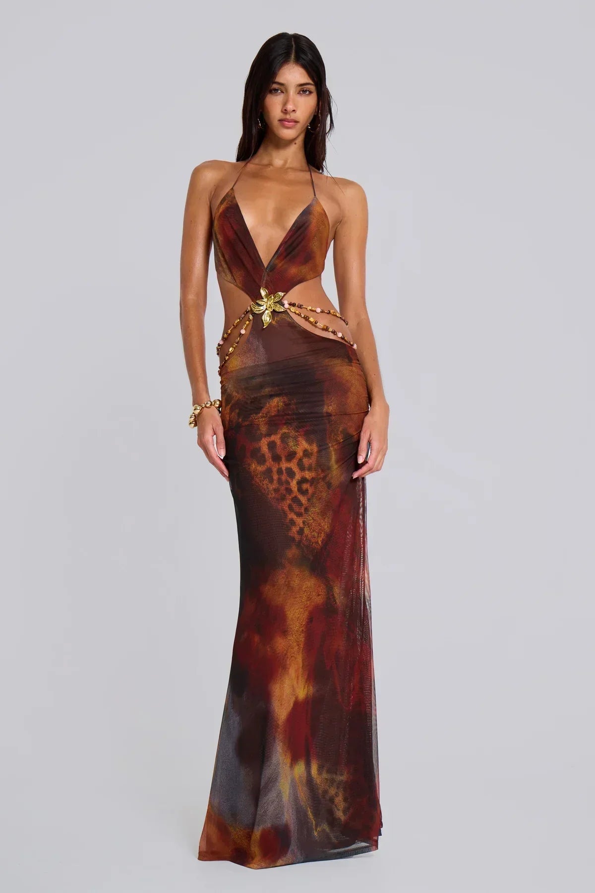 MULTICOLOR MAXI DRESS