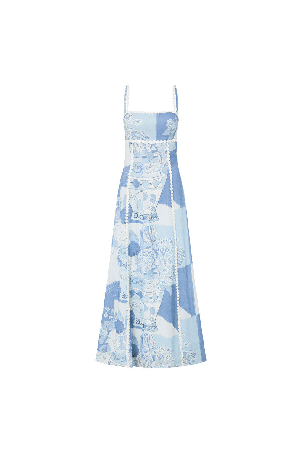 LIGHT BLUE MIDI DRESS