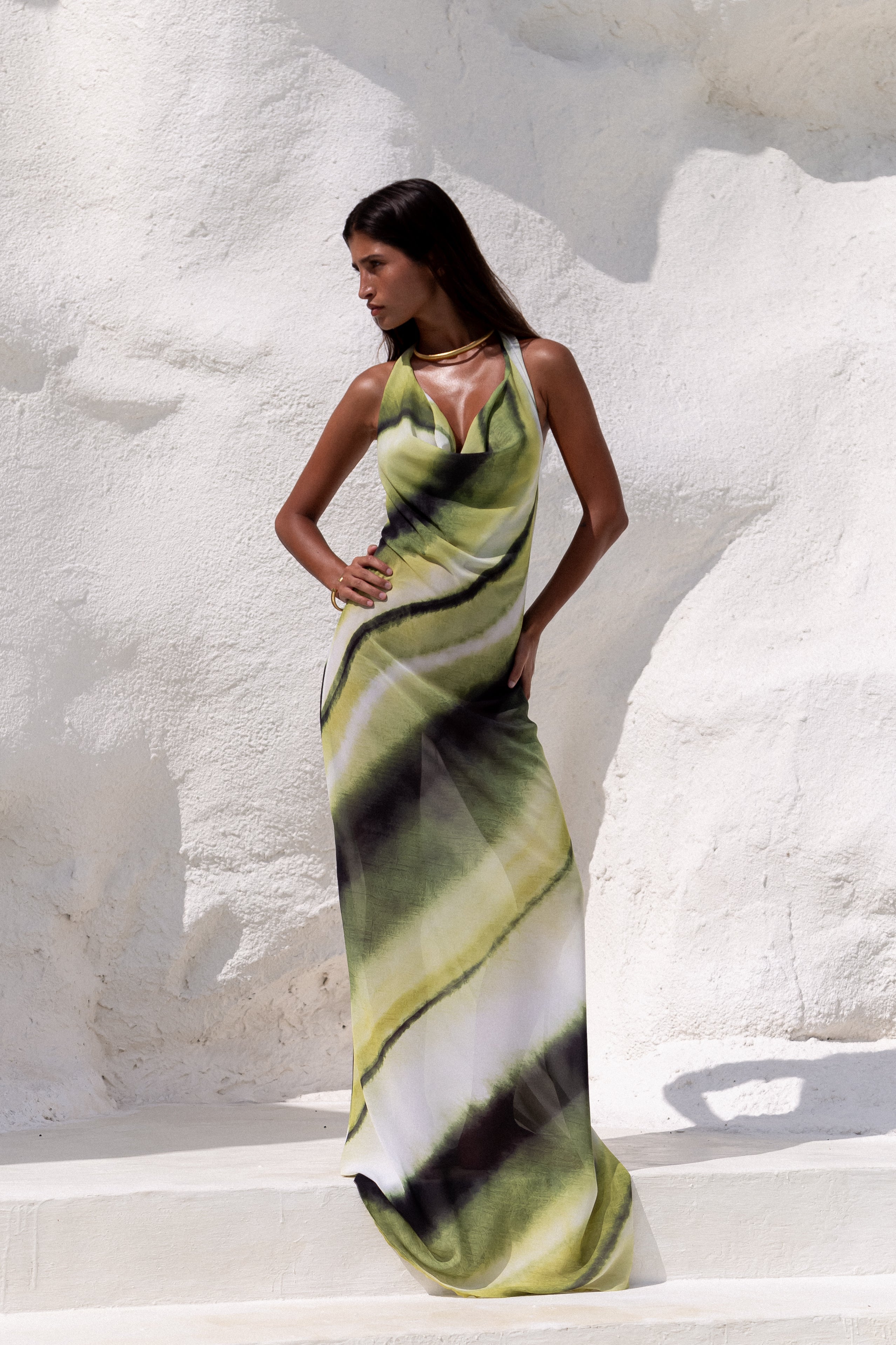 MULTICOLOR MAXI DRESS